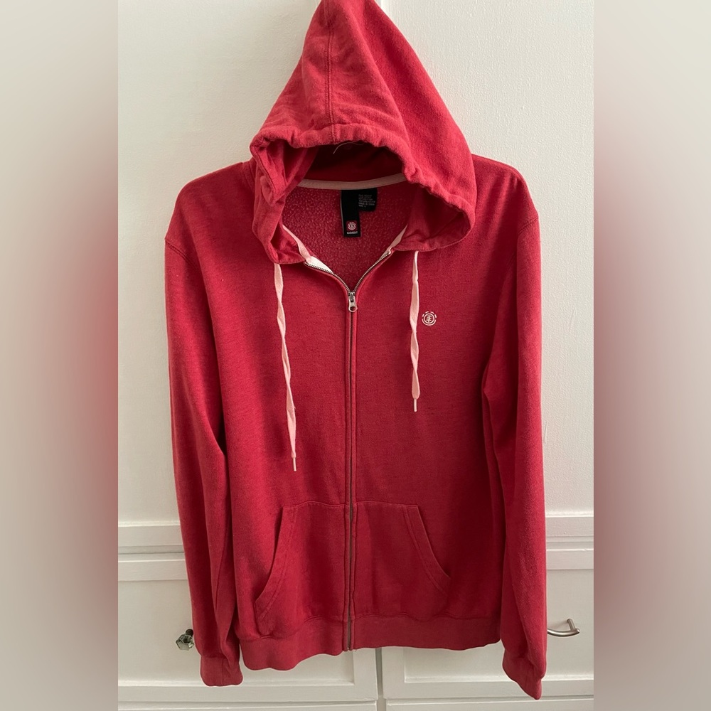 Element Zip Up Hoodie Sweatshirt size L excellent shape